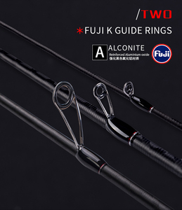Caña de spinning de carbono lento MADMOUSE 2.51m 2.59m 83ML 86M con anillas Fuji K completas, caña Egi Calista para señuelos de calamar, Egi de orilla, agua salada, EVA - Product Image 5