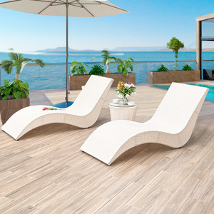 Tumbona Moderna en Forma de S de Metal para Exteriores, Muebles para Balcón, Playa, Piscina y <span class=keywords><strong>Terraza</strong></span> - Product Image 2
