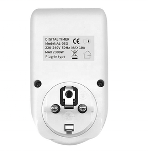 สวิตช์ตั้งเวลา220V เต้ารับดิจิตอลแบบตั้งโปรแกรมได้ปลั๊ก UK/EU - Product Image 3