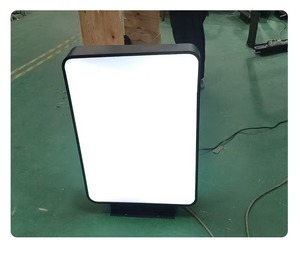 Cartelli di bordo della lama pubblicitaria segno di Lightbox rotondo a Led in acrilico a doppio lato che forma il segno della scatola luminosa