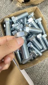 Болты с шестигранной головкой M20 x 50, класс прочности 8.8, оцинкованные горячим способом (HDG), из углеродистой стали, метрические, <span class=keywords><strong>A320</strong></span>-L7, <span class=keywords><strong>ASTM</strong></span> <span class=keywords><strong>A320</strong></span>, класс прочности L7, с крупной резьбой, оцинкованные (CS GALV) - Product Image 6