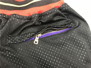 Celana Pendek Basket Retro Grosir Bahan Elastis Tinggi Bernapas Pinggang Anti Selip Desain Cetak 3D Ukuran Besar - Product Image 5