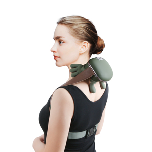 Oreiller de massage pour le cou et les épaules avec thérapie par la chaleur rouge, traction cervicale et relaxation musculaire profonde, oreillers de qualité - Product Image 5