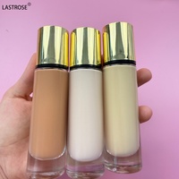 Fond de teint liquide longue tenue 11 teintes, fond de teint correcteur matifiant anti-brillance, base couvrante waterproof