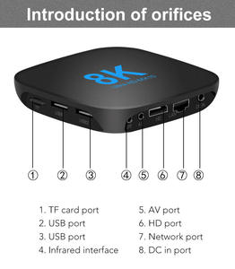 กล่องเอทีวีแอนดรอยด์13 TV RK3528แอพพลิเคชั่นของ TV WiFi Dual Quad Core A53เข้ากันได้กับวิดีโอ8K 4K BT5.0 - Product Image 5