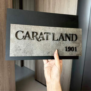 <span class=keywords><strong>Plaque</strong></span> de numéro de maison en acier inoxydable sur mesure, design moderne Daco Sign, <span class=keywords><strong>pour</strong></span> usage extérieur, hôtels, appartements - Product Image 3