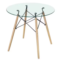 Fabrik Großhandel Hot Sell Nordic Modern Tulip Design Mdf Holzplatte Installieren Sie Dining Custom <span class=keywords><strong>Small</strong></span> Round <span class=keywords><strong>Table</strong></span> - Product Image 2