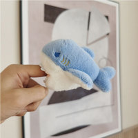 Vente en gros de jouets en peluche requin, baleine, aquarium, animal mordant à la main, porte-clés, sac à dos, pendentif, vente en gros de jouets en peluche