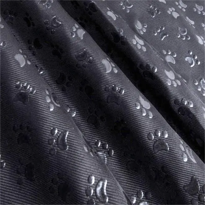 Tissu polyester avec silicone ou pvc style patte de chien