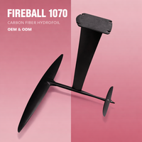 Planche hydrofoil Fireball 1070 ultra-légère en fibre de carbone pour Wing Foil, SUP, Paddle Surfing, Kite Foil et sports nautiques