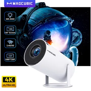 New Design 1080P 260 ANSI Lumens Wifi Android 11 Full Hd Beamer Video Led Lcd Proyector Mini Home Theater 4k Projectors R1 Nano