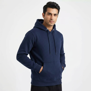 Sudadera con capucha de invierno para hombre, de alta calidad, personalizada, de moda 2025, de terciopelo 100% algodón, con media cremallera, estilo urbano, talla grande, venta al por mayor - Product Image 1