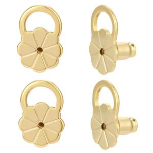 10 unids/bolsa <span class=keywords><strong>de</strong></span> elevadores <span class=keywords><strong>de</strong></span> <span class=keywords><strong>pendientes</strong></span> con forma <span class=keywords><strong>de</strong></span> flor para tachuelas pesadas accesorio funcional con cierre <span class=keywords><strong>de</strong></span> bloqueo tapón trasero para tachuelas - Product Image 6