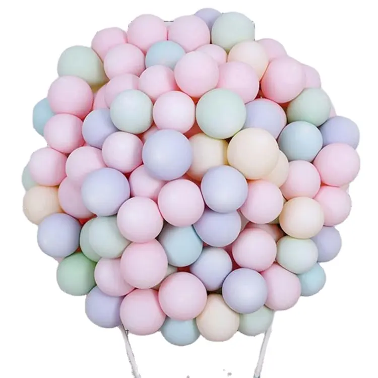Party Balloons 100 Pcs 10" Macaron Candy Colored Latex Balloons for Birthday Wedding Engagement Anniversary Christmas Festival