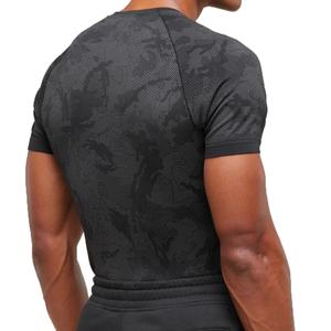 Camiseta Deportiva Ajustada de Alta Calidad para Hombre, Absorbente de Sudor, Transpirable, Sin Arrugas, Elástica y Cómoda - Product Image 5