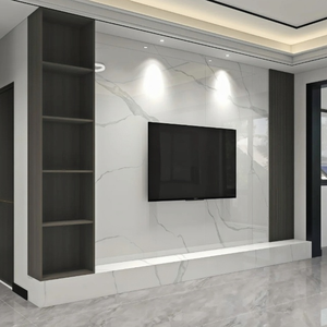 Best Selling Rock Slab Tv Background Wall Panels New Chinese <strong>Sintered</strong> <strong>Stone</strong> Slab With Marble Look Artificial <strong>Stone</strong> - Product Image 2