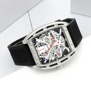 Reloj Mecánico Automático de Lujo, Estilo Deportivo Luminoso, Diseño de Esqueleto Hueco, Reloj de Pulsera de Moda - Product Image 6