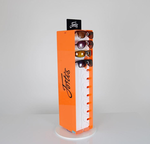 Tùy chỉnh thời trang Counter-Top Acrylic Kính mát kính mắt kính hiển thị Rack với xoay bàn xoay cơ sở - Product Image 6