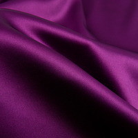 Tissu satiné mat en polyester 100 %, doux, imperméable, en soie textile, avec doublure en satin et dos en crêpe, prix réduit