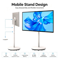 Moniteur tactile 32 pouces personnalisé en usine, 1080p, 10 points tactiles, 8+128 Go Android, longue autonomie, pour services en libre-service et affichage de texte en métro
