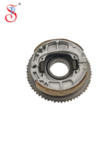 Patins de frein de <span class=keywords><strong>moto</strong></span> de vente directe d'usine adaptés aux plaquettes de frein Honda CG125 dispositif de réponse durable rainuré en caoutchouc blanc - Product Image 6