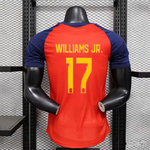 Nueva Camiseta de Fútbol de España 2026, Versión para Fanáticos, <span class=keywords><strong>Rodrigo</strong></span> Pedri Williams, Manga Corta, Transpirable, Personalizable - Product Image 2