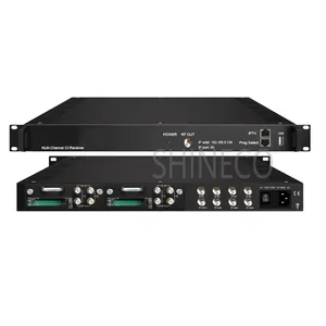 Receptor de satélite Digital, decodificador DVB-S2 IRD DVB-C, sintonizador DVB-T a IP 512, convertidor SPTS