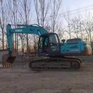 Excavadora de cadenas mediana Kobelco SK250 usada, original de Japón, excavadora hidráulica con pocas horas de trabajo, para construcción y movimiento de tierras en canteras. - Product Image 2