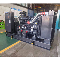 Générateur diesel à châssis ouvert refroidi par eau, démarrage électrique CC, haute efficacité, système de contrôle multifonctionnel multi-tension