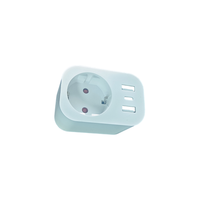 Wellsdiy Meilleure vente Prise intelligente Wi-Fi TUYA avec prise allemande EU, télécommande, 2 ports USB et 1 port Type C