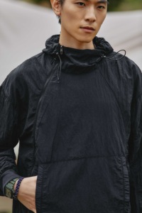 <span class=keywords><strong>Veste</strong></span> <span class=keywords><strong>de</strong></span> survêtement à capuche légère personnalisée pour hommes pour le printemps coupe-vent à séchage rapide pour la pêche randonnée toile tissu épaisseur mince - Product Image 3