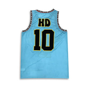 Moda malla baloncesto Jersey Retro parche bordado baloncesto Top - Product Image 3