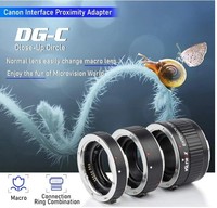 Ensemble de tubes d'extension en aluminium Viltrox DG-C pour monture EF/EF-S avec 3 anneaux (12/20/36 mm) non plein format, vente en gros DF