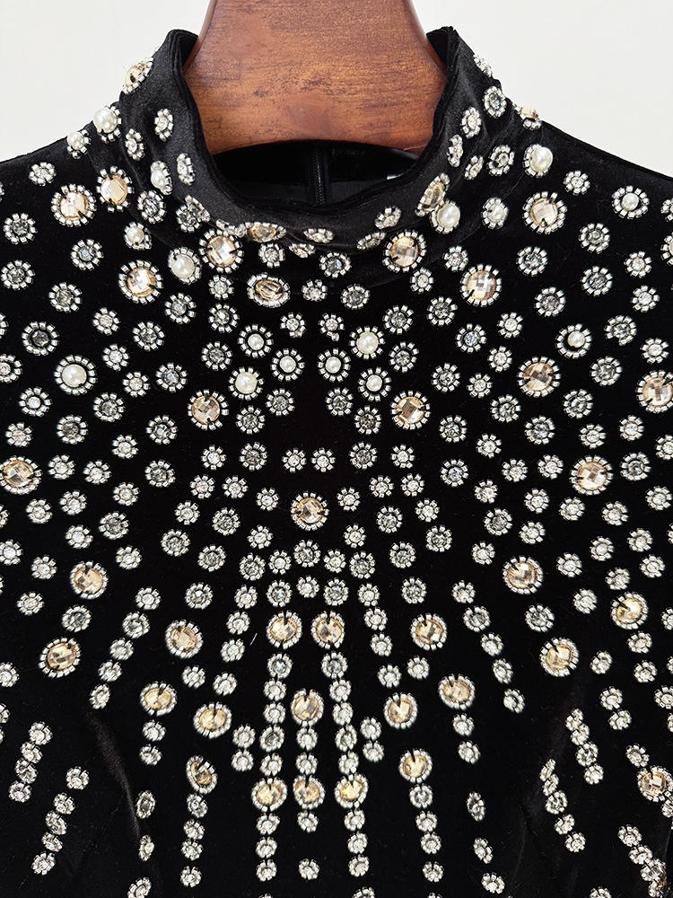 black dress red carpet