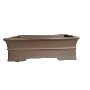 Classic purple sand bonsai pot unglazed bonsai pot
