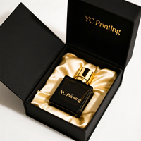 Kotak Hadiah Kemasan Botol Parfum Ukuran Khusus Mewah Berlapis Beludru Kain Sutra Desainer untuk Tempat Pajangan Kosmetik