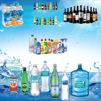 Volledig automatische 6000BPH 12000BPH 24000BPH 3-in-1 installatie complete afvulproductielijn voor gebotteld drinkwater en puur mineraalwater