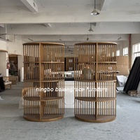 Étagère de bar en bois massif couleur noyer, nouveau design, vente chaude, pour événements, mariages, location, vente en gros