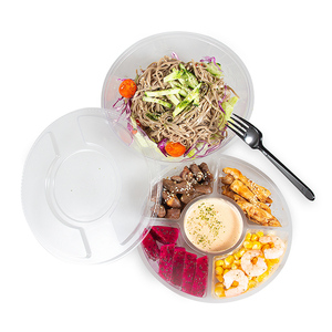 Custom transparent plastic fruit insert tray blister packaging tray with dividers