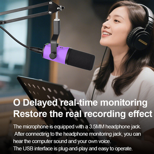 Micrófono de Condensador USB con Luz RGB para Streaming y Grabación, Plug-and-Play, Paquete de Grabadora de Audio para Laptop, Ideal para Gaming y Podcasting - Product Image 6
