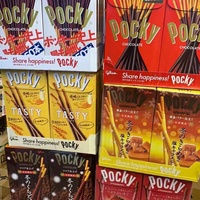 Palitos de Galleta Sándwich de Chocolate Pocky Japoneses de 55g, Galletas Crujientes, Precio de Descuento al por Mayor