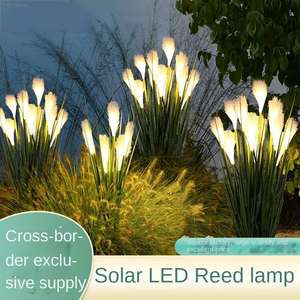 Lámpara Solar LED para Exteriores, Impermeable IP65, con Forma de Caña, para Iluminación de Jardín y Paisaje, con Control Remoto - Product Image 2