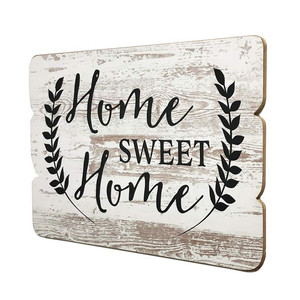 Insegna decorativa appesa decorazione per la casa segno di targa in <span class=keywords><strong>legno</strong></span> da parete - Product Image 1