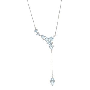 Collana in argento Sterling collana in oro bianco placcato rodio birthdayday bianco con <span class=keywords><strong>marzo</strong></span> - Product Image 1