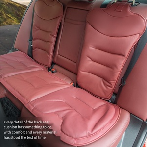 เบาะหนังหุ้มรถยนต์แบบชิ้นเดียวสุดหรู สำหรับรถยนต์โตโยต้า ซูซูกิ ระบายอากาศได้ดี ใช้ได้ทุกฤดู เบาะรองนั่งในรถยนต์อเนกประสงค์สำหรับฤดูร้อน ชิ้นส่วนตกแต่งด้านหลัง - Product Image 3