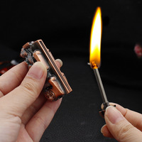 BZ018 moderne Pixiu en forme de kérosène allume-cigare porte-clés en métal Portable cadeau d'affaires en gros