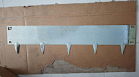 Bordure de paysage en métal galvanisé robuste bordure de jardin en acier pour l'aménagement paysager pelouse cour bordure de lit de fleur