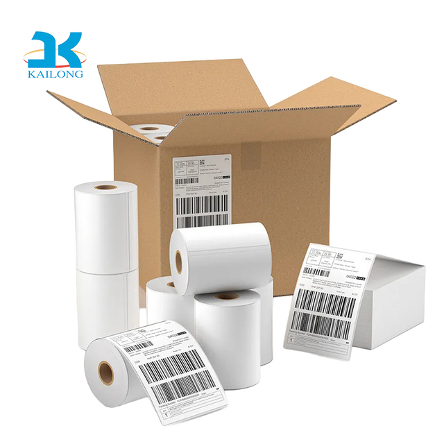 Custom Size Self Adhesive Vinyl Thermal Labels 4x6 Inch OEM/ODM Service Sample Lead 3-5 Days Production 7-15 Days