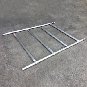 Tùy chỉnh Hợp kim nhôm di động Thang giàn giáo các bộ phận xây dựng giàn giáo thiết lập với bánh xe Khung giàn giáo nền tảng - Product Image 3