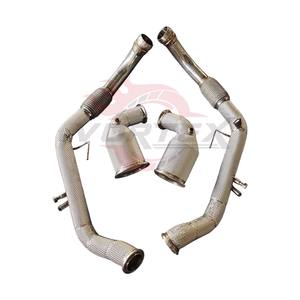 Tubo de Escape Universal Vortex Performance para Porsche Panamera 971, Acero Inoxidable de 1.5 mm, Pulido Espejo, Mejora Turbo - Product Image 1